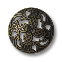 www.knopfparadies.de - 1496am - Wunderschöne Metallknöpfe mit floralem Durchbruchmuster www.knopfparadies.de - 1496am - Wunderschöne Metallknöpfe mit floralem Durchbruchmuster