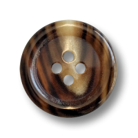 www.knopfparadies.de - 0796br - Braun gemaserte Büffelhornknöpfe mit vier Knopflöchern www.knopfparadies.de - 0796br - Braun gemaserte Büffelhornknöpfe mit vier Knopflöchern