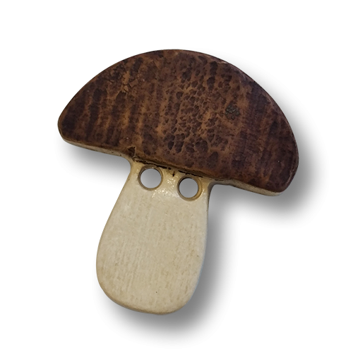 www,knopfparadies.de - 4485pi - Hübsche Trachtenknöpfe aus Kunststoff in Pilz Form