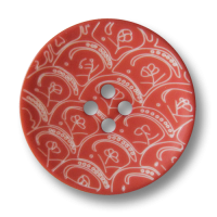 www.Knopfparadies.de - 1669ro - Wunderschöne rot gemusterte Vierloch Kunststoffknöpfe www.Knopfparadies.de - 1669ro - Wunderschöne rot gemusterte Vierloch Kunststoffknöpfe