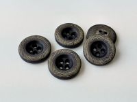 Vorschau: www.knopfparadies.de - 6044gb - Grau-Braune Kunststoffknöpfe mit Maserung wie Holzknöpfe Vorschau: www.knopfparadies.de - 6044gb - Grau-Braune Kunststoffknöpfe mit Maserung wie Holzknöpfe