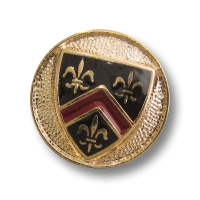 www.knopfparadies.de - 4344gs - Edle Blazerknöpfe mit Lilienmotiv und Wappen www.knopfparadies.de - 4344gs - Edle Blazerknöpfe mit Lilienmotiv und Wappen