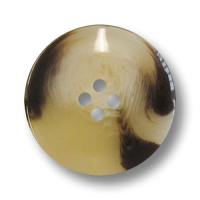 Klassischer beige & braun melierter Vierloch Knopf Klassischer beige & braun melierter Vierloch Knopf