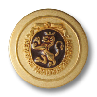 www.Knopfparadies.de - 0311br - Edle Metallknöpfe in Gold und Braun mit Löwen Motiv www.Knopfparadies.de - 0311br - Edle Metallknöpfe in Gold und Braun mit Löwen Motiv