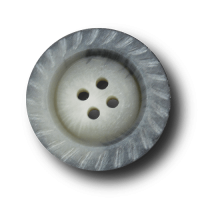 Nostalgischer großer Vierloch Knopf in Horn Optik Nostalgischer großer Vierloch Knopf in Horn Optik
