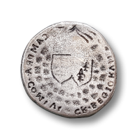 Historisch wirkende, altsilber farbene Metallknöpfe Historisch wirkende, altsilber farbene Metallknöpfe