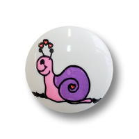 www.knopfparadies.de - 2194sc - Hübsche Kinderknöpfe mit Motiv: pinke Schnecke mit lila Haus www.knopfparadies.de - 2194sc - Hübsche Kinderknöpfe mit Motiv: pinke Schnecke mit lila Haus