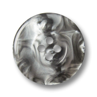 Edle silbergrau melierte Vierloch Kunststoff Knöpfe mit Perlmutt Effekt Edle silbergrau melierte Vierloch Kunststoff Knöpfe mit Perlmutt Effekt