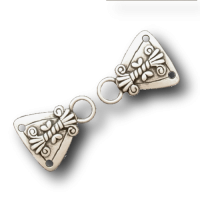 Paar altsilberfarbene Miederösen Paar altsilberfarbene Miederösen