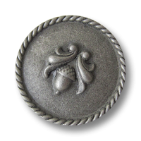 www.Knopfparadies.de - 0229zi - Zinnfarbene Metallknöpfe mit Eichel Motiv www.Knopfparadies.de - 0229zi - Zinnfarbene Metallknöpfe mit Eichel Motiv