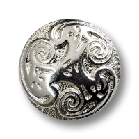 www.knopfparadies.de - 6659sg - Glänzend silberfarbene Kunststoffknöpfe mit Spiralmuster www.knopfparadies.de - 6659sg - Glänzend silberfarbene Kunststoffknöpfe mit Spiralmuster