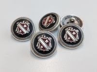 Vorschau: www.knopfparadies.de - 0930sr - Altsilberfarbene Blazerknöpfe aus Metall  Vorschau: www.knopfparadies.de - 0930sr - Altsilberfarbene Blazerknöpfe aus Metall