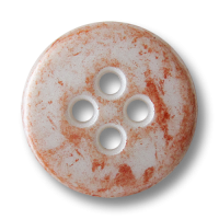 www.Knopfparadies.de - 1674or - Bildschöne perlmuttweiße Kunststoffknöpfe mit metallic orangefarbenen Sprenkeln www.Knopfparadies.de - 1674or - Bildschöne perlmuttweiße Kunststoffknöpfe mit metallic orangefarbenen Sprenkeln