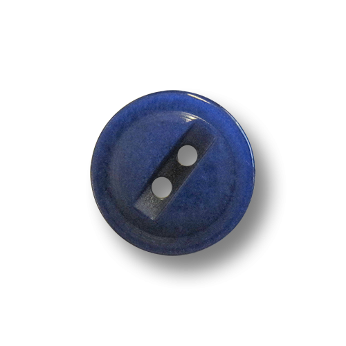 Faszinierender kobalt blau irisierender Blusen Knopf