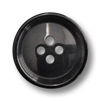 www.knopfparadies.de - 6437sc - Schwarze Kunststoffknöpfe mit vier Löchern www.knopfparadies.de - 6437sc - Schwarze Kunststoffknöpfe mit vier Löchern