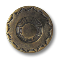 www.Knopfparadies.de - 2514am - Älter wirkende altmessingfarbene Metallknöpfe mit schlichtem Muster www.Knopfparadies.de - 2514am - Älter wirkende altmessingfarbene Metallknöpfe mit schlichtem Muster