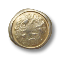 Alt wirkender Münz Knopf wie bei Ausgrabungen entdeckt Alt wirkender Münz Knopf wie bei Ausgrabungen entdeckt