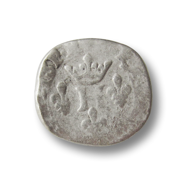 www.knopfparadies.de - 1192si - Metallknöpfe wie alte Münzen