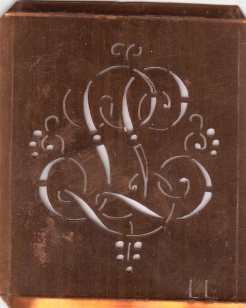 Monogrammschablone - LL-sch-561