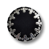 www.knopfparadies.de - 1120ss - Samtbezogene Schmuckknöpfe mit Metallblech verziertem Rand www.knopfparadies.de - 1120ss - Samtbezogene Schmuckknöpfe mit Metallblech verziertem Rand