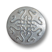 www.knopfparadies.de - 4501zn - Zinnfarbene Metallknöpfe mit verschnörkeltem Muster www.knopfparadies.de - 4501zn - Zinnfarbene Metallknöpfe mit verschnörkeltem Muster