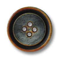 www.knopfparadies.de - 2690br - Blau-graue Vierlochknöpfe aus Bein www.knopfparadies.de - 2690br - Blau-graue Vierlochknöpfe aus Bein