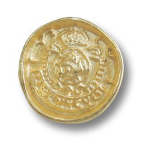 www.Knopfparadies.de - 2273go - Historisch wirkende Wappenknöpfe aus Metall in Gold www.Knopfparadies.de - 2273go - Historisch wirkende Wappenknöpfe aus Metall in Gold