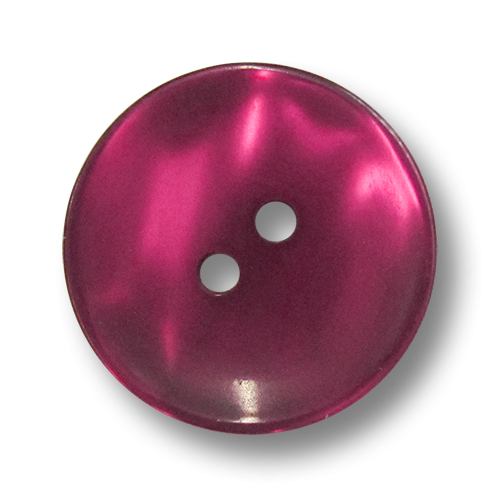 www.Knopfparadies.de - 5961fu - Schöne Zweilochknöpfe aus Kunststoff in Fuchsia
