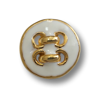 www.knopfparadies.de - 6889wg - Weiß und goldfarbene Designerknöpfe www.knopfparadies.de - 6889wg - Weiß und goldfarbene Designerknöpfe