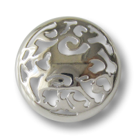 www.Knopfparadies.de - 3078si - Phantasievoll gemusterte silberne Metallknöpfe mit Durchbruch www.Knopfparadies.de - 3078si - Phantasievoll gemusterte silberne Metallknöpfe mit Durchbruch