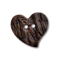 www.knopfparadies.de - 5540db - Braune, herzförmige Trachtenknöpfe aus Kunststoff www.knopfparadies.de - 5540db - Braune, herzförmige Trachtenknöpfe aus Kunststoff