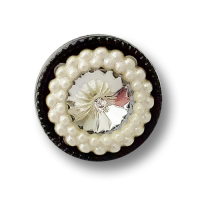 Attraktive kleine Kunststoff Blusenknöpfe mit Glitzerstein Attraktive kleine Kunststoff Blusenknöpfe mit Glitzerstein