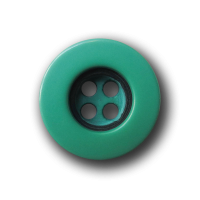 Mittelgrün schwarzer Vierloch Blusen / Hemden Knopf Mittelgrün schwarzer Vierloch Blusen / Hemden Knopf