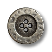 www.knopfparadies.de - 6836as - Altsilberfarbene Metallknöpfe mit vier Knopflöchern www.knopfparadies.de - 6836as - Altsilberfarbene Metallknöpfe mit vier Knopflöchern
