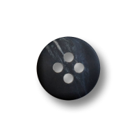 Zeitlose Vierlochknöpfe aus Kunststoff, in dunkelblau-schwarz marmoriert Zeitlose Vierlochknöpfe aus Kunststoff, in dunkelblau-schwarz marmoriert