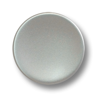 www.knopfparadies.de - 6539si - Elegante, matt silberfarbene Ösenknöpfe aus Metallblech www.knopfparadies.de - 6539si - Elegante, matt silberfarbene Ösenknöpfe aus Metallblech