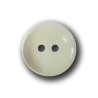 Echter edler weißer Zweiloch Knopf aus Perlmutt Echter edler weißer Zweiloch Knopf aus Perlmutt