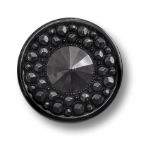 www.knopfparadies.de - 2225sc - Schwarz funkelnde Kunststoffknöpfe www.knopfparadies.de - 2225sc - Schwarz funkelnde Kunststoffknöpfe