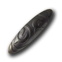 Traumhaft schöner Metall Knebel Knopf m. Ranken Muster Traumhaft schöner Metall Knebel Knopf m. Ranken Muster