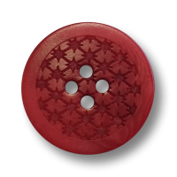 www.knopfparadies.de - 6072ro - Rote Steinnussknöpfe mit vier Löchern und filigranem Muster www.knopfparadies.de - 6072ro - Rote Steinnussknöpfe mit vier Löchern und filigranem Muster