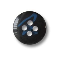 www.Knopfparadies.de - 1557bs - Freche schwarz blaue Knöpfe mit orginellem Muster www.Knopfparadies.de - 1557bs - Freche schwarz blaue Knöpfe mit orginellem Muster