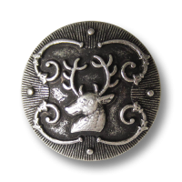Umwerfend schöne Trachtenknöpfe mit Motiv: Hirsch Umwerfend schöne Trachtenknöpfe mit Motiv: Hirsch