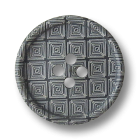www.Knopfparadies.de - 4245sc - Schwarze weiß gemusterte Vierlochknöpfe aus Kunststoff www.Knopfparadies.de - 4245sc - Schwarze weiß gemusterte Vierlochknöpfe aus Kunststoff