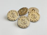 Vorschau: www.knopfparadies.de - 6003go - Blass goldfarbene Metallknöpfe mit Landhausmotiv Vorschau: www.knopfparadies.de - 6003go - Blass goldfarbene Metallknöpfe mit Landhausmotiv