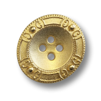 www.knopfparadies.de - 6929go - Matt goldfarbene Metallknöpfe mit vier Knopflöchern www.knopfparadies.de - 6929go - Matt goldfarbene Metallknöpfe mit vier Knopflöchern