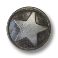 www.Knopfparadies.de - 2459ei - Freche Sternknöpfe aus Metall in Used Optik www.Knopfparadies.de - 2459ei - Freche Sternknöpfe aus Metall in Used Optik
