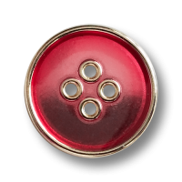 www.knopfparadies.de - 1448ro - Rot-goldfarbene Metallknöpfe mit vier Knopflöchern www.knopfparadies.de - 1448ro - Rot-goldfarbene Metallknöpfe mit vier Knopflöchern