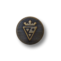 www.knopfparadies.de - 3961me - Altmessingfarbene Metallknöpfe mit Wappenmotiv www.knopfparadies.de - 3961me - Altmessingfarbene Metallknöpfe mit Wappenmotiv