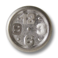 www.Knopfparadies.de - 0285si - Originelle Metallknöpfe in Altsilber mit Uhr Motiv www.Knopfparadies.de - 0285si - Originelle Metallknöpfe in Altsilber mit Uhr Motiv