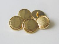 Vorschau: www.Knopfparadies.de - 2617go - Leichte Knöpfe in Metall Optik Vorschau: www.Knopfparadies.de - 2617go - Leichte Knöpfe in Metall Optik